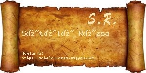 Sétáló Rózsa névjegykártya